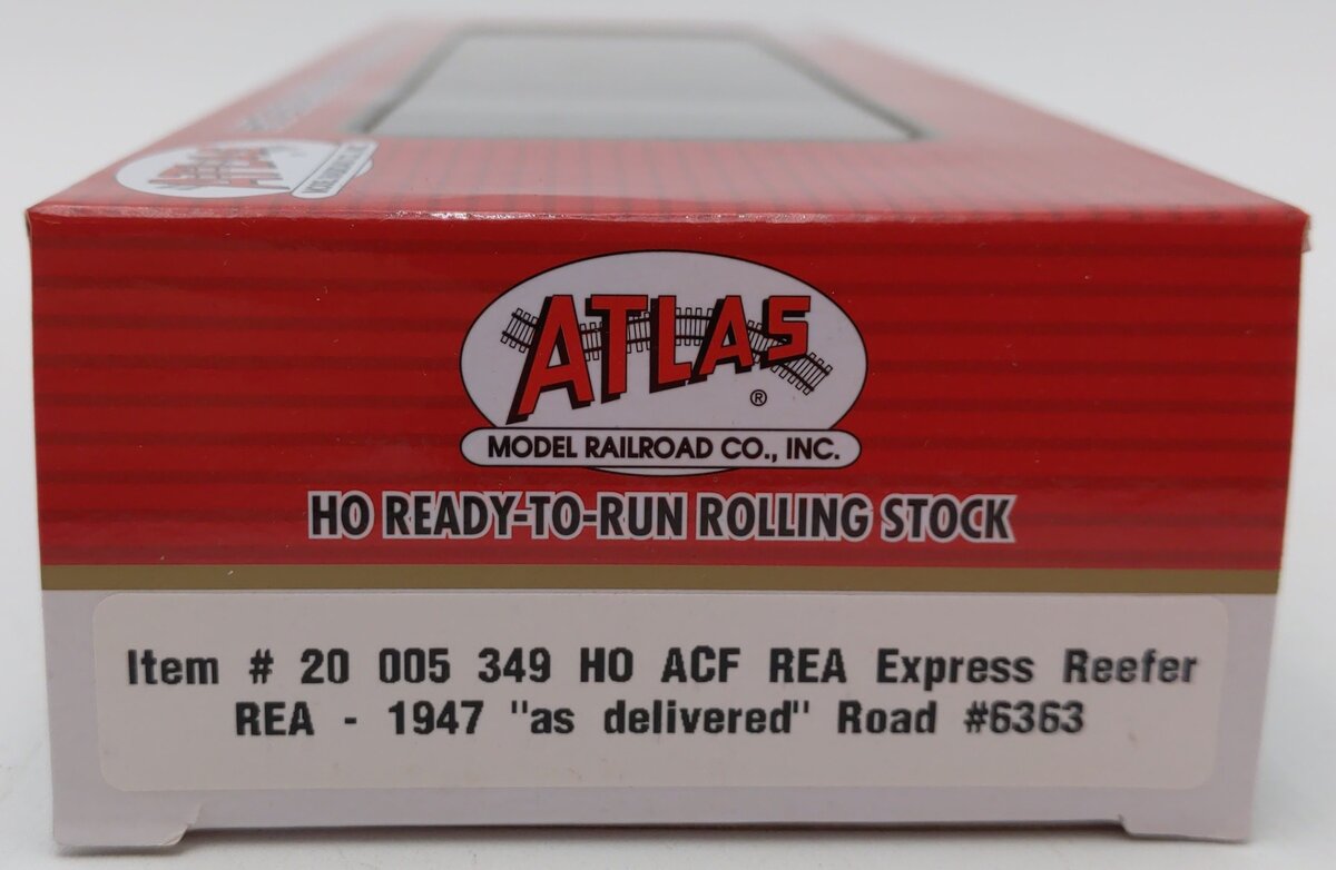 Atlas 20005349 HO Railway Express Agency Steel Express Reefer Car #6363