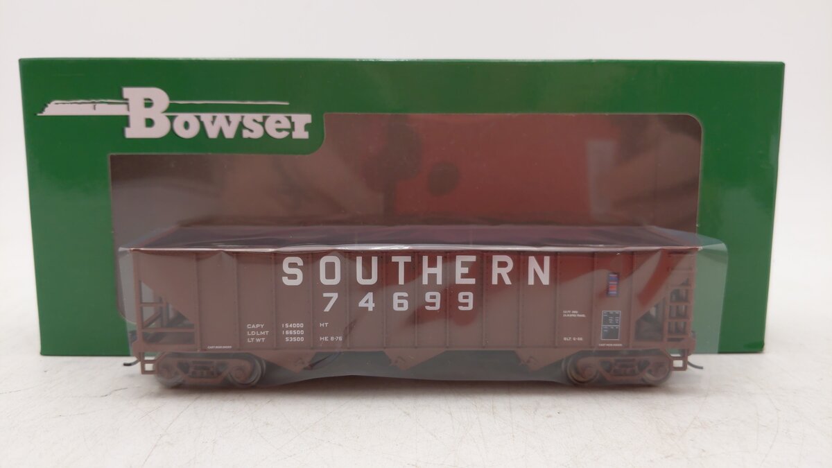 Bowser 42939 HO Southern 70 Ton 12 Panel Triple Hopper Car #74699