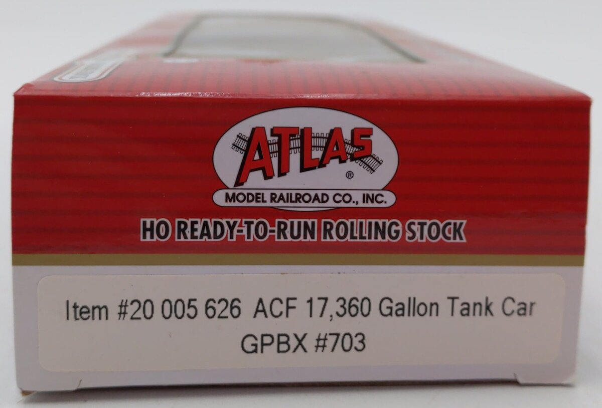 Atlas 20005626 HO GPBX ACF 17,360 Gallon Tank Car #703