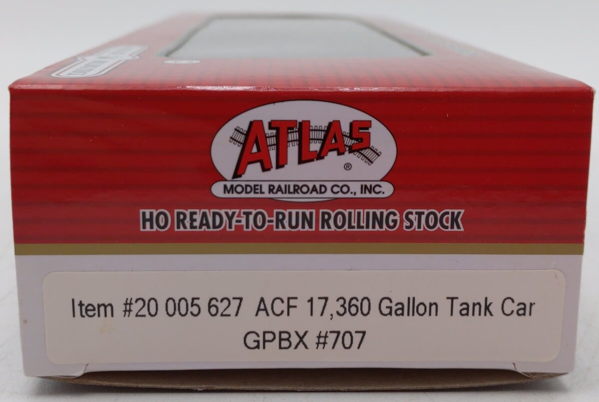Atlas 20005627 HO GPBX ACF 17,360 Gallon Tank Car #707
