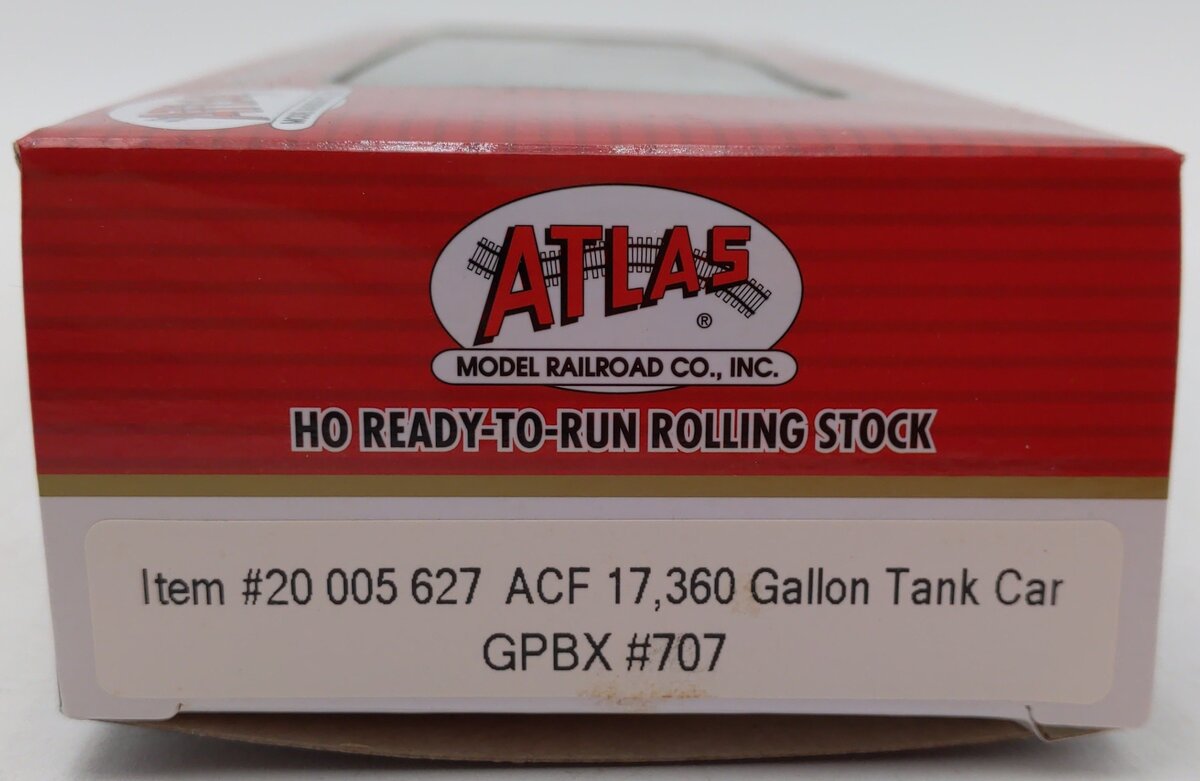 Atlas 20005627 HO GPBX ACF 17,360 Gallon Tank Car #707