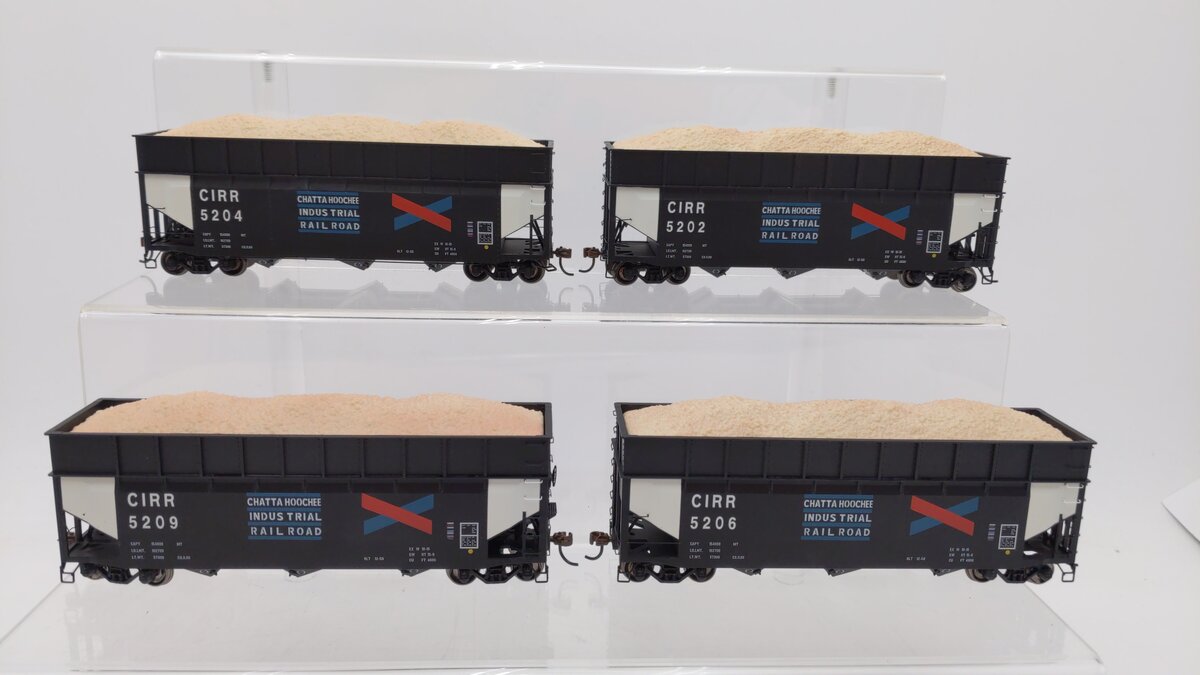 Athearn 76488 HO CIRR RTR 40' Wood Chip Hoppers with Load #2 (4)