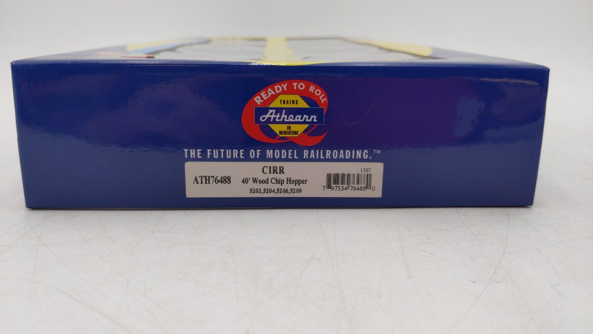 Athearn 76488 HO CIRR RTR 40' Wood Chip Hoppers with Load #2 (4)