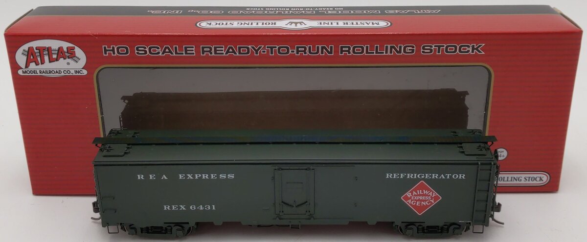 Atlas 20005354 HO Railway Express Agency Early Steel Express Reefer Car #6431
