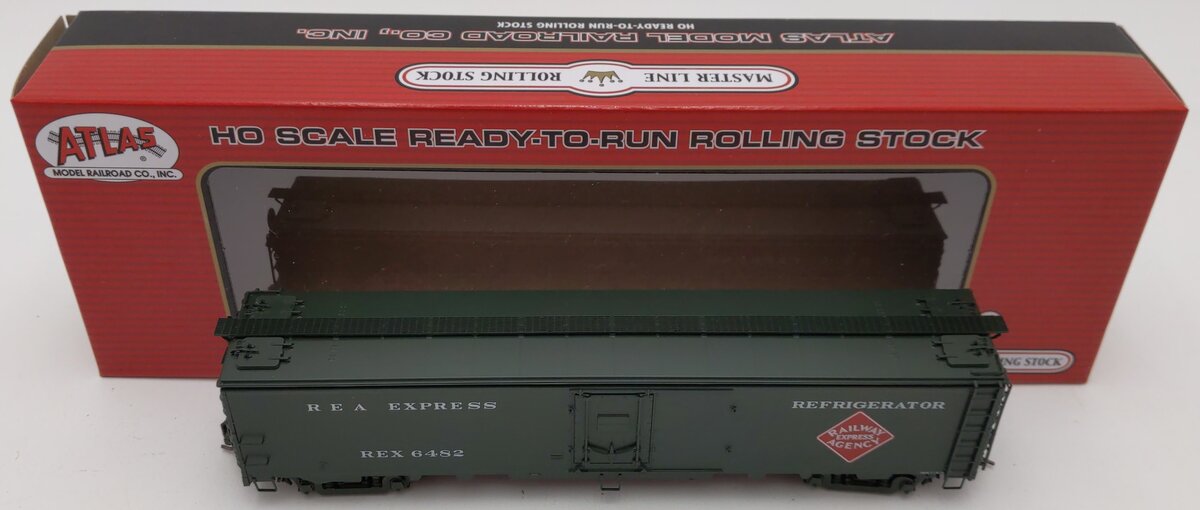 Atlas 20005355 HO Railway Express Agency Early Steel Express Reefer Car #6482