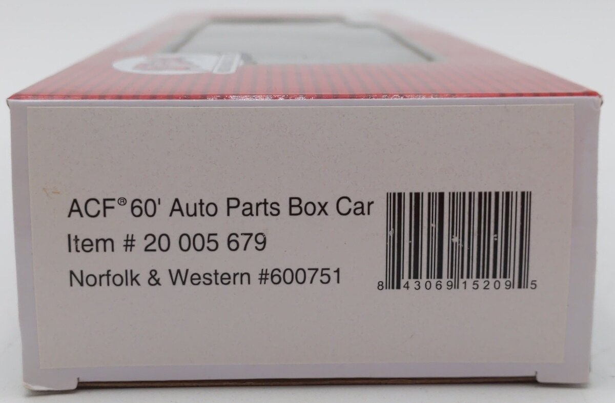Atlas 20005679 HO Scale Norfolk & Western Auto Parts Box Car #600751
