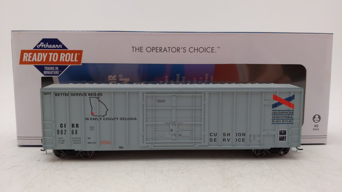 Athearn 87454 HO CIRR 50' FMC Superior Plug Door RTR Boxcar #90268