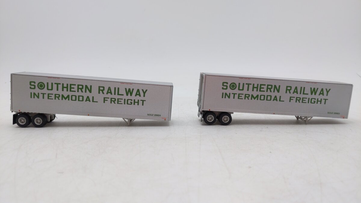 Athearn 73271 HO Southern 40' Fruehauf Z-Van Trailers #1 (Set of 2)