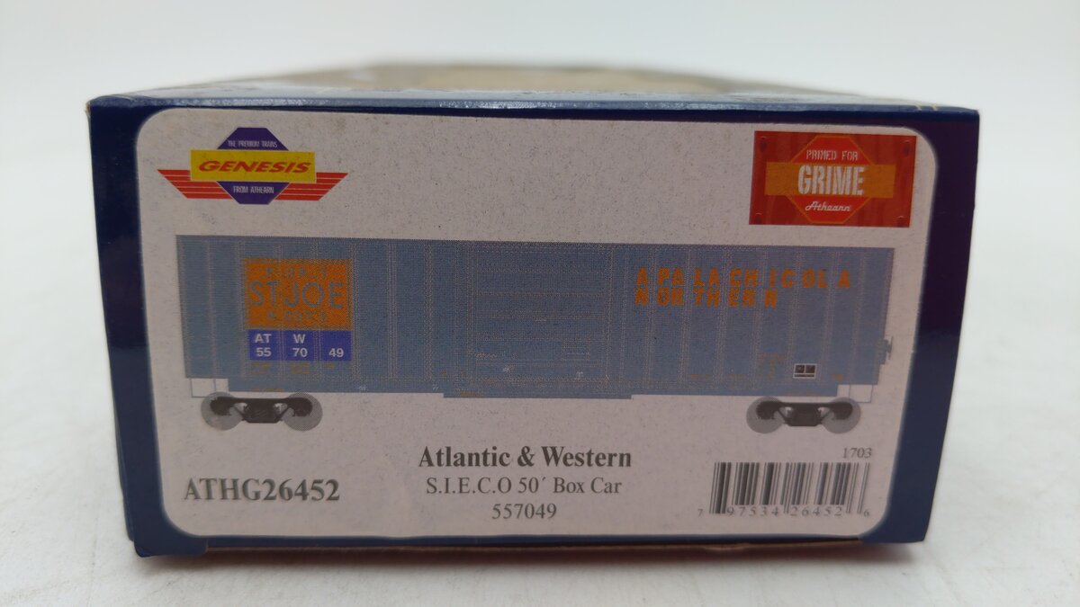 Athearn G26452 HO 50' Boxcar Apalachicola Northern #557049