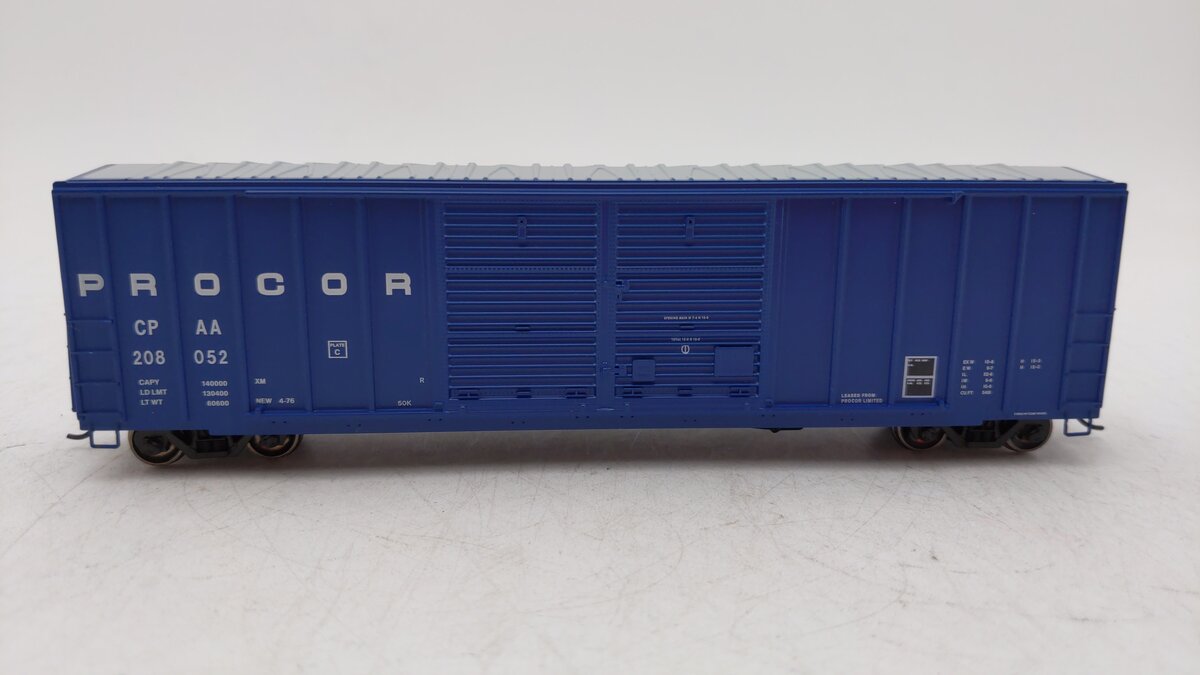 Athearn 27212 HO PROCOR RTR 50' FMC Centered Double Door Box Car #208052