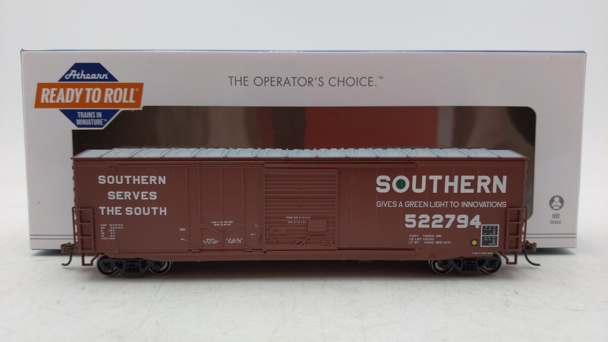 Athearn 89545 HO Southern RTR 50' Combo Door Box #522794