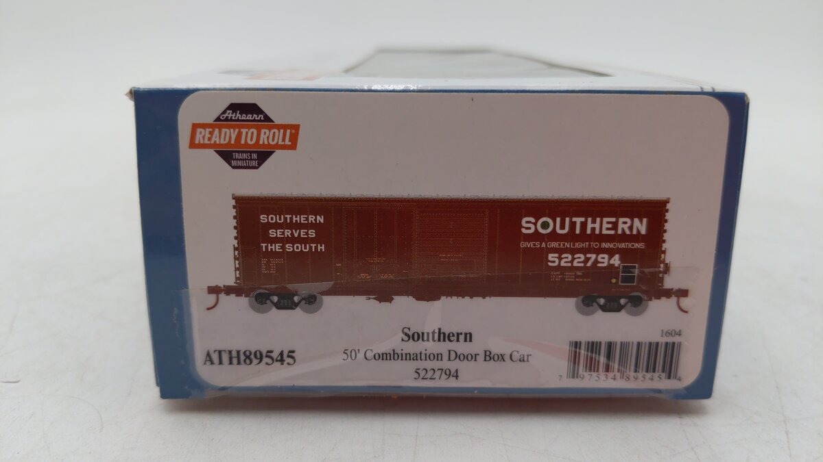 Athearn 89545 HO Southern RTR 50' Combo Door Box #522794