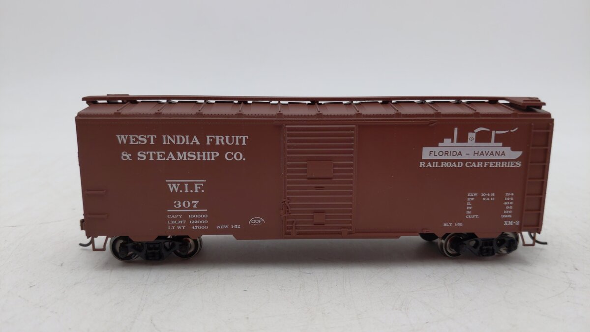 Athearn 73543 HO West India Fruit 40' Youngstown Door Boxcar RTR #307