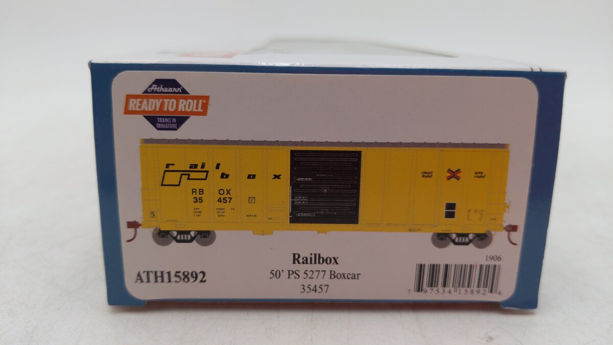 Athearn 15892 HO Railbox 50' PS 5277 Boxcar #35457