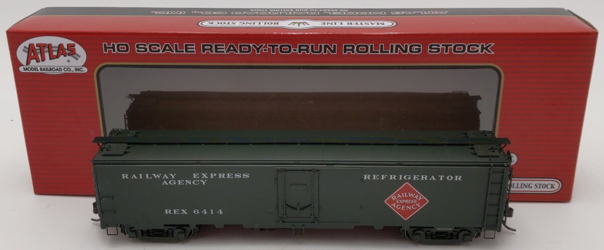 Atlas 20005352 HO Railway Express Agency MID Steel Express Reefer Car #6414