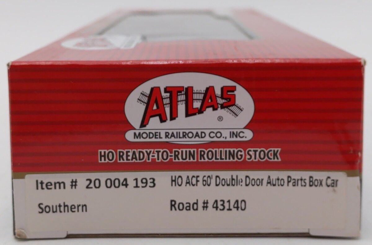 Atlas 20004193 HO Scale Southern Railway Double Door Auto Parts Boxcar #43140