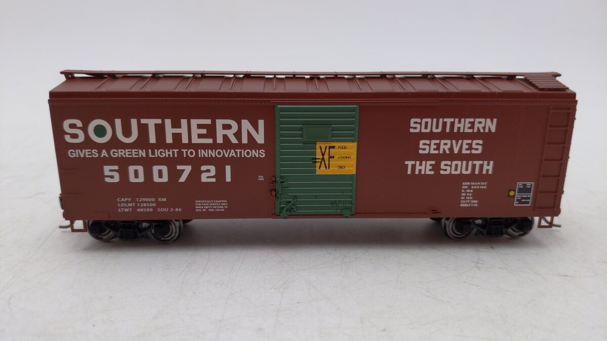 Bowser 41284 HO Southern 40' Steel Side Box Car #500721