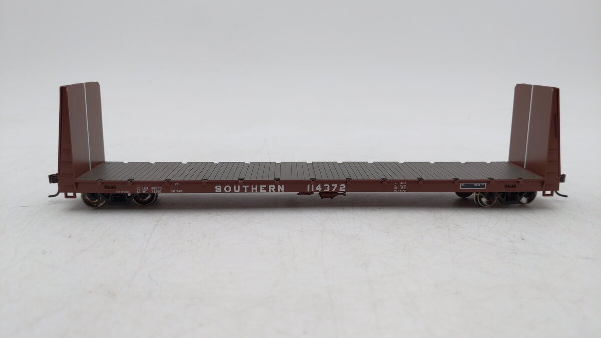 Athearn 88109 Southern 60' Bulkhead Flatcar #114372