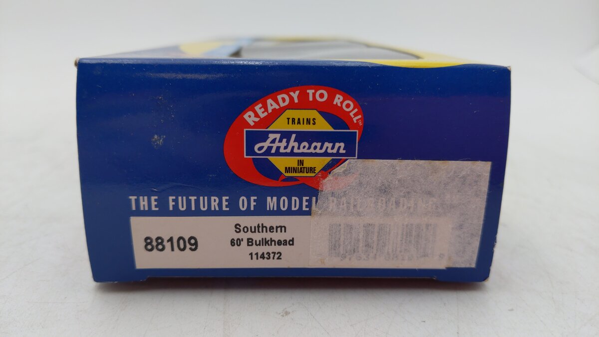 Athearn 88109 Southern 60' Bulkhead Flatcar #114372