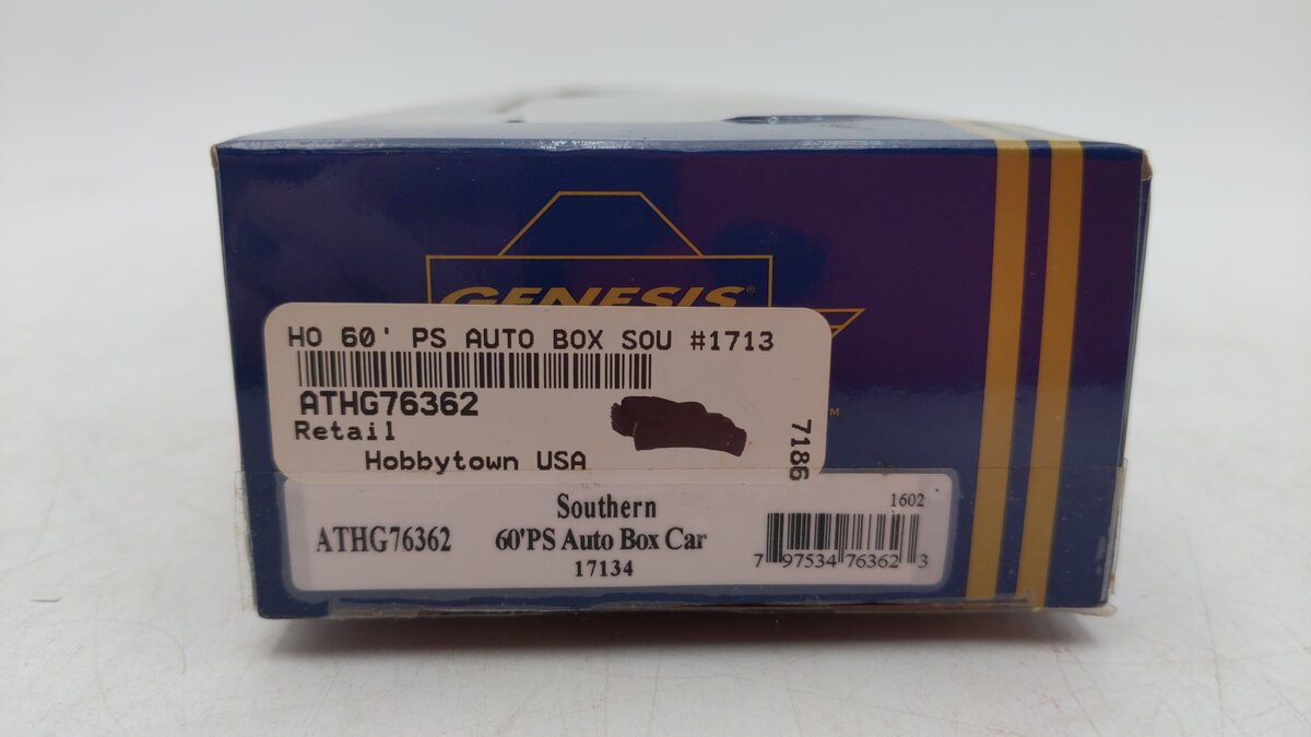 Athearn G76362 HO Southern 60' PS Auto Boxcar #17134