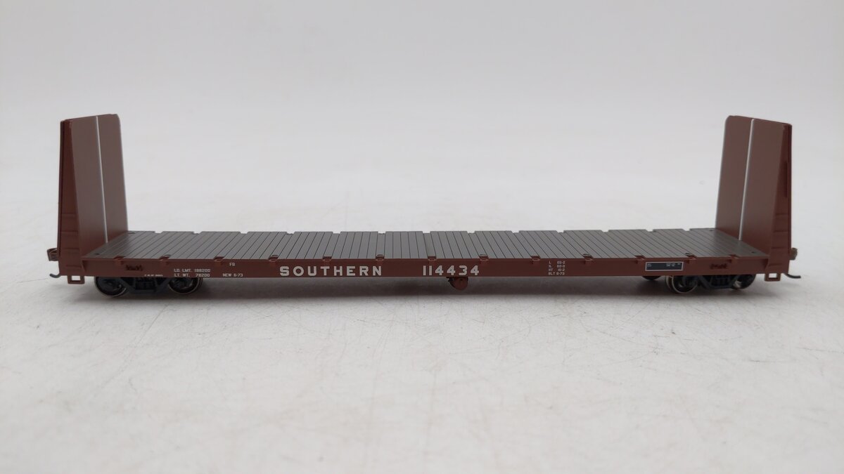 Athearn 90246 HO Southern RTR 60' Bulkhead Flat #114434