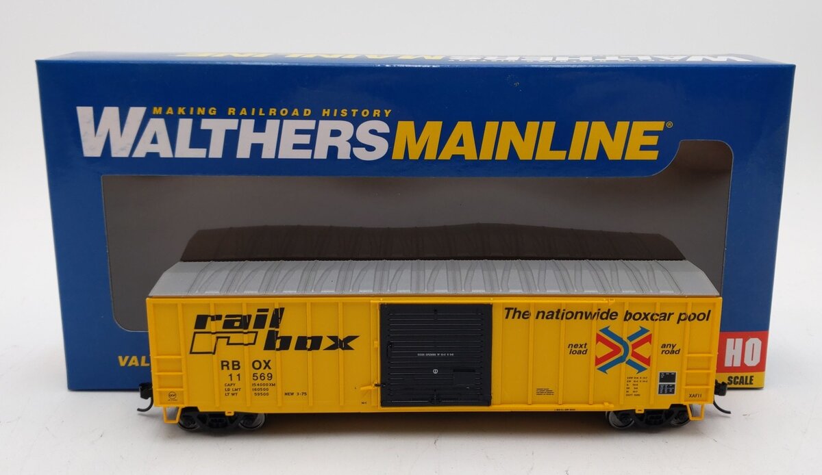 Walthers 910-1834 HO Railbox 50' ACF Exterior Post Boxcar #11569