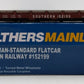 Walthers 910-5327 HO Southern 60' Pullman Standard Flatcar #152199
