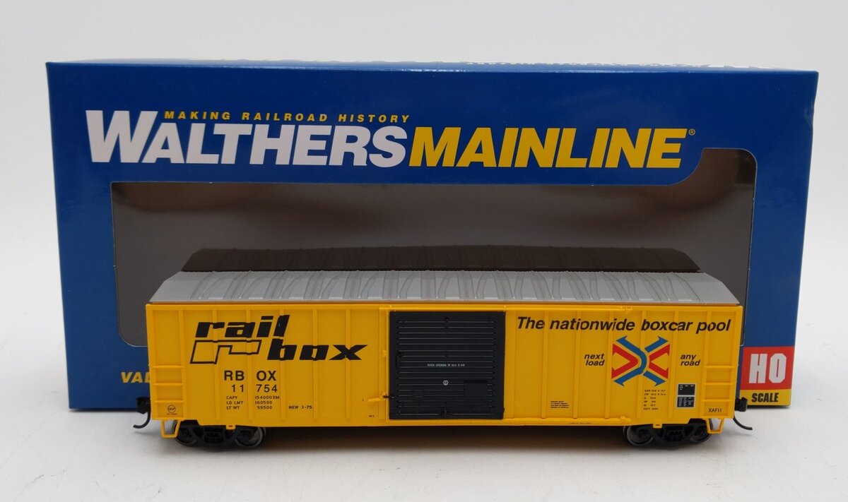 Walthers 910-1835 HO Scale Railbox 50' ACF Exterior Post Boxcar #11754
