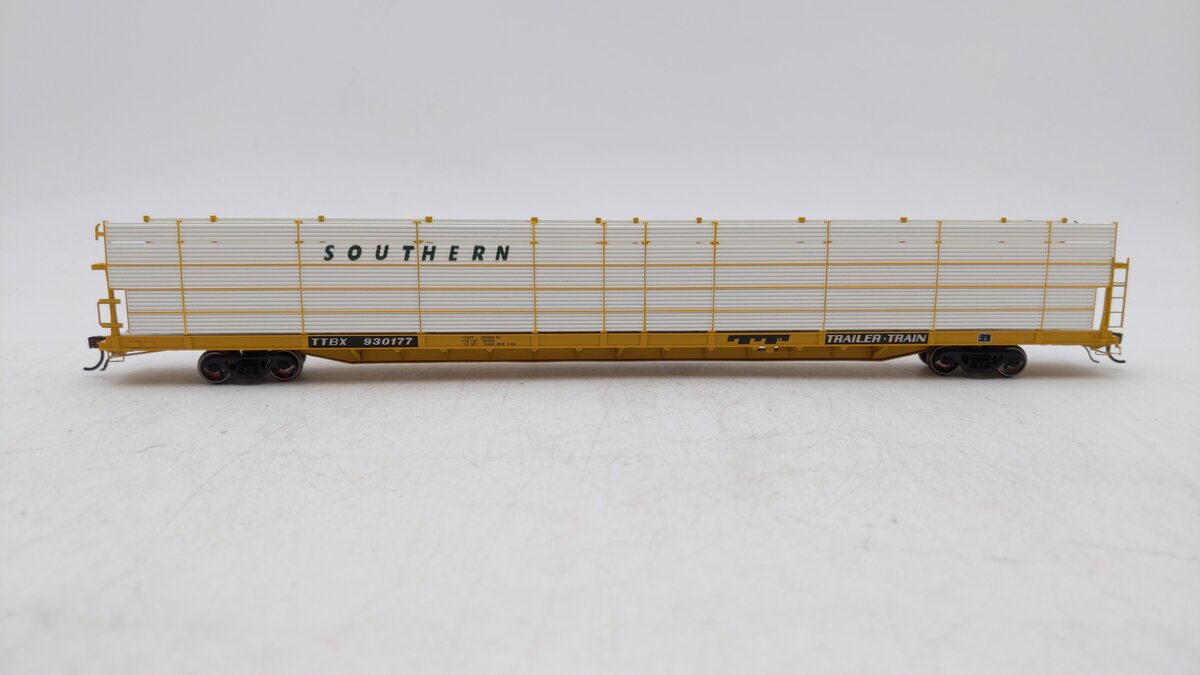 Athearn G69573 HO Southern/TTBX F89-F Bi-Level Auto Rack #930177