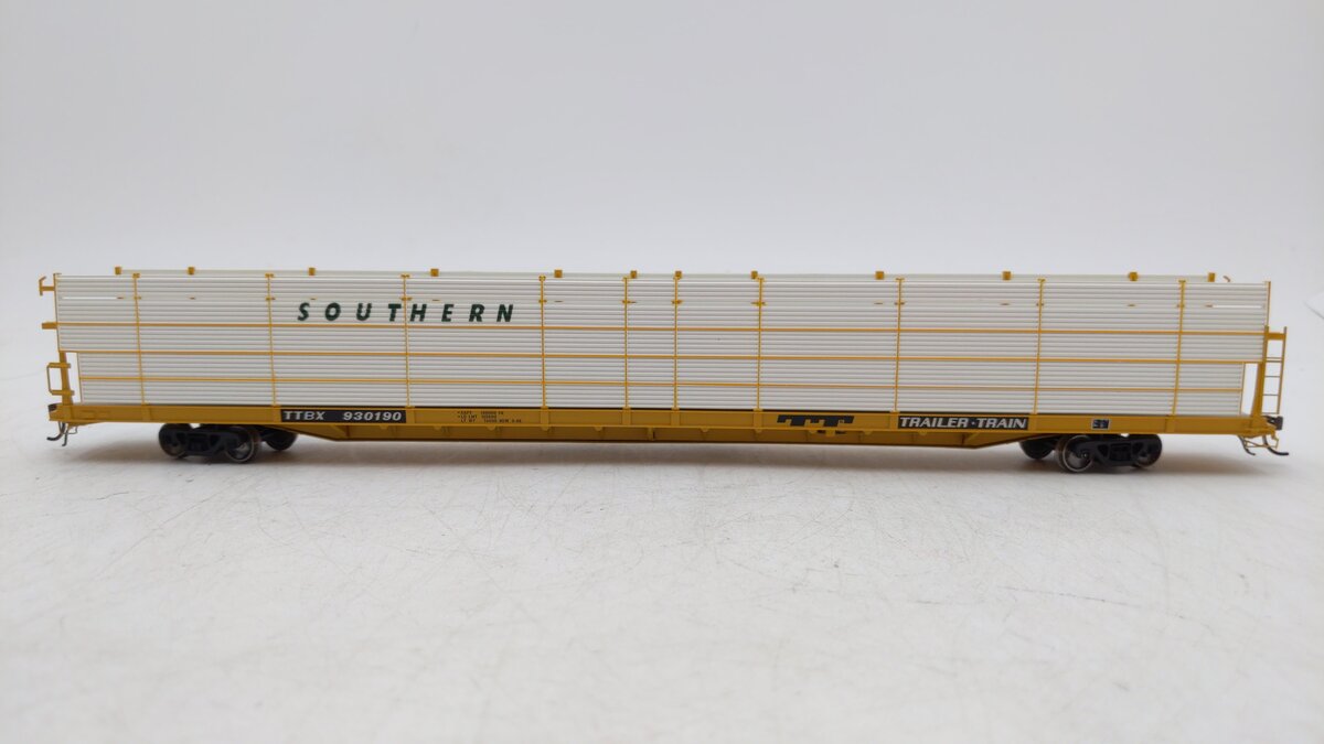 Athearn G69574 HO Southern/TTBX F89-F Bi-Level Auto Rack Flat Car #930190