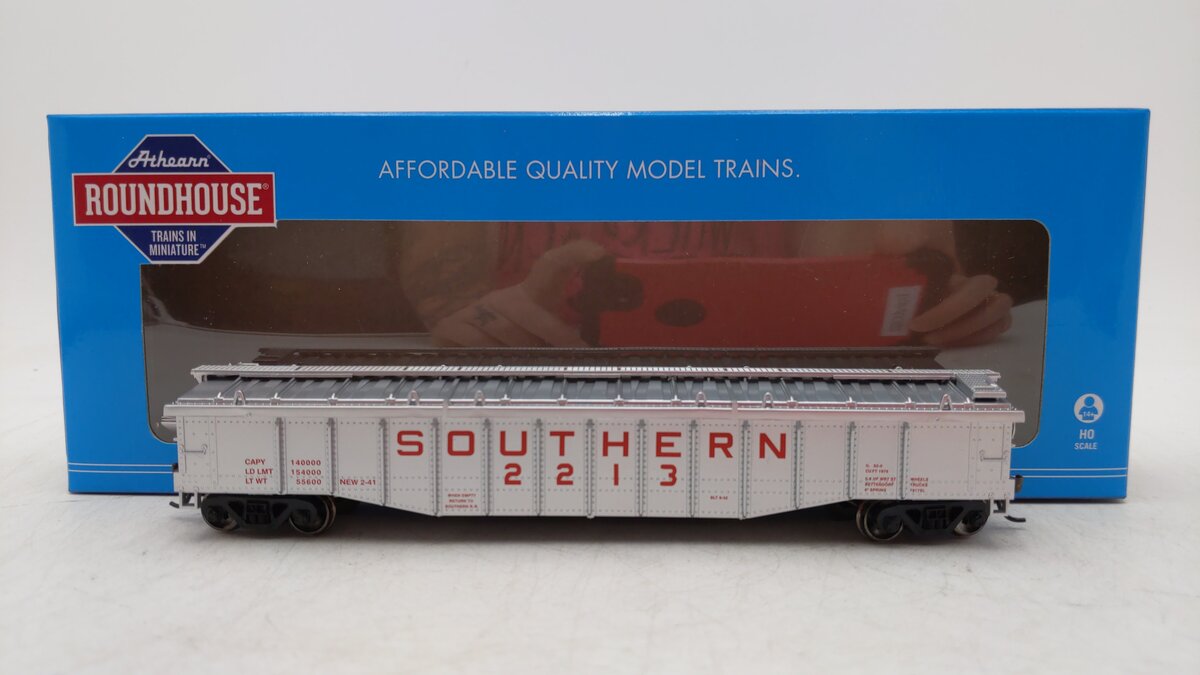 Roundhouse 82120 HO Southern 50' Covered Gondola #2213 EX/Box