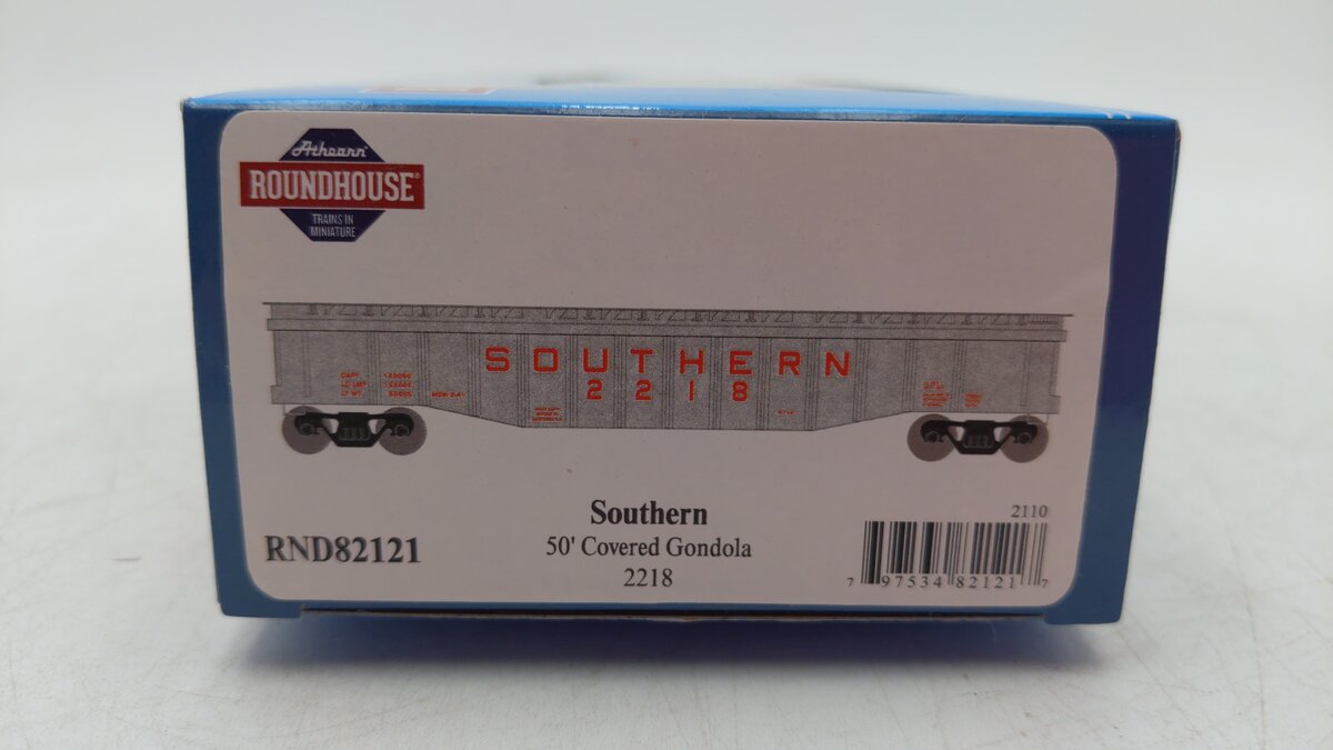 Roundhouse 82121 HO Southern 50' Covered Gondola #2218