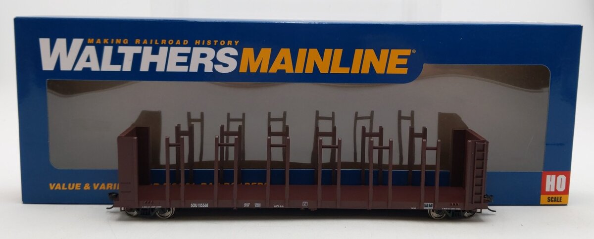 Walthers 910-50811 HO Southern Ready to Run 63' Pulpwood Flatcar #115568
