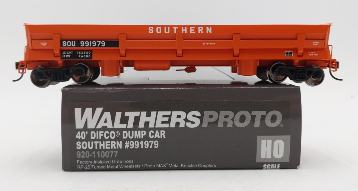 Walthers 920-110077 HO Southern Ready to Run 45' Difco Dump Car #991979