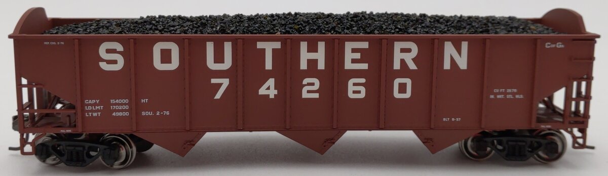 Atlas 20000965 HO Trainman 70-Ton 3-Bay Hopper, SOU #74260