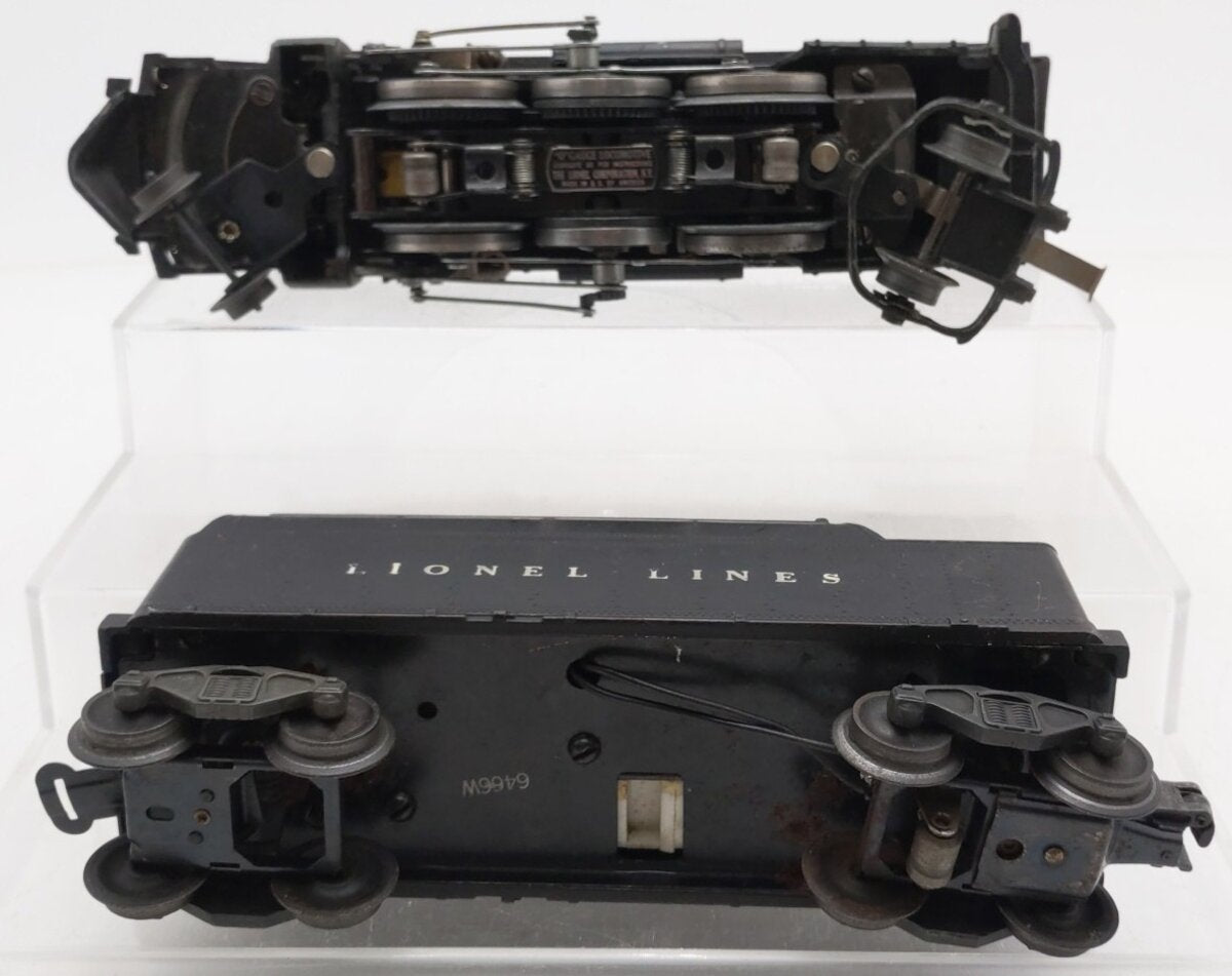 Lionel 224 Vintage O 2-6-2 Die-Cast Steam Locomotive (Late) w/6466W Tender VG