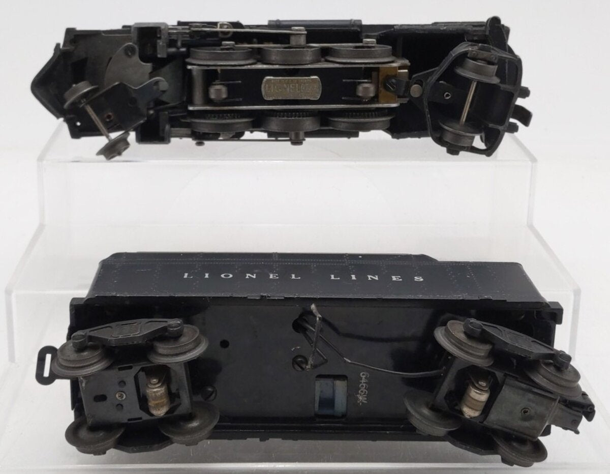 Lionel 2037 Vintage O 2-6-4 Die-Cast Steam Locomotive w/ 6466W Tender VG