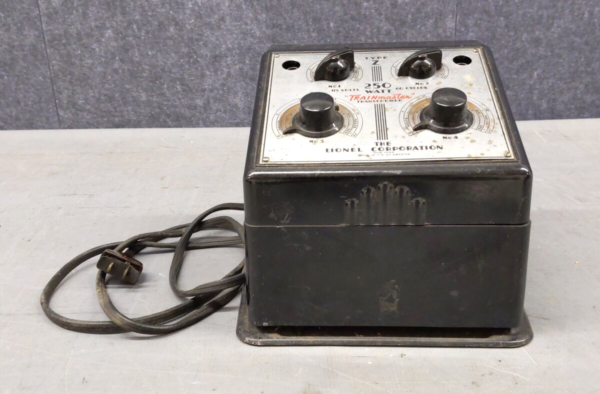 Lionel O Postwar Type Z 250 Watt Trainmaster Transformer VG