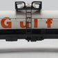 Lionel 6-6301 O Gauge Gulf Oil Single Dome Tank Car LN/Box