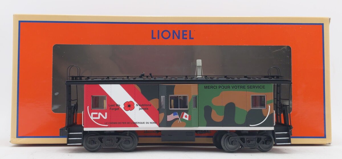 Lionel 2226790 O Gauge Canadian National Veterans Bay Window Caboose LN/Box