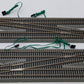 Bachmann 44576 HO #6 E-Z Track RH Remote Crossover Switch Turnout [2] EX