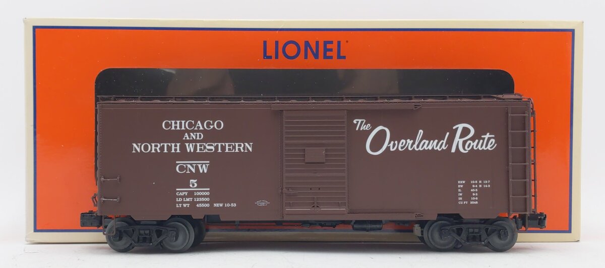 Lionel 6-83531 O Chicago & Northwestern PS1 Boxcar #5 w/Sound