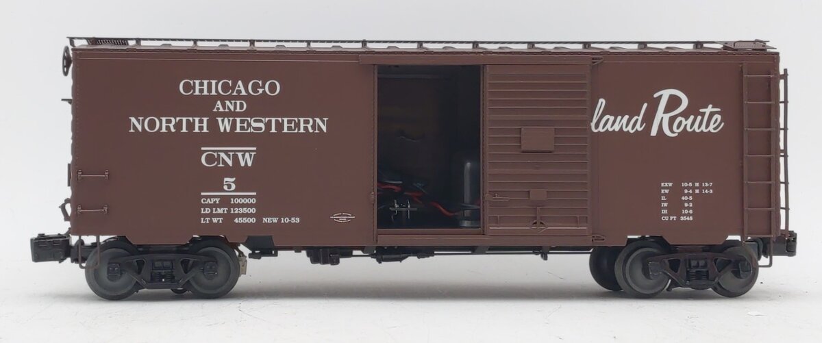 Lionel 6-83531 O Chicago & Northwestern PS1 Boxcar #5 w/Sound
