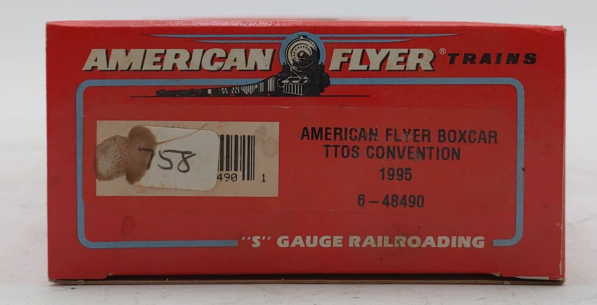 American Flyer 6-48490 S Scale TTOS-1995 Western Pacific Boxcar #101645 LN/Box