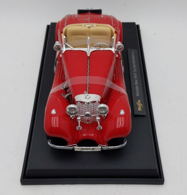 Maisto 36055 1:18 Scale 1936 Mercedes Benz 500 K Special Roadster LN/Box