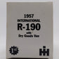 First Gear 19-1093 1:34 Die-Cast REA 1957 International R-190 Dry Goods Truck LN/Box