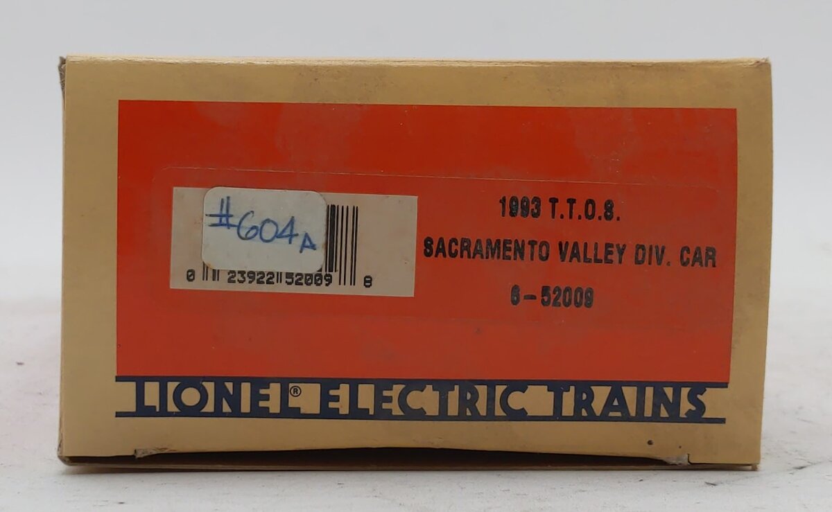 Lionel 6-52009 O Western Pacific TTOS 1993 Sacramento Valley Boxcar #6464-1993 EX/Box