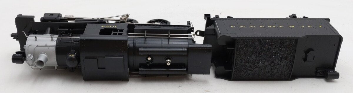 MTH 30-1179-1 Erie Lackawanna 4-6-0 Camelback Steam Locomotive #1024 VG/Box