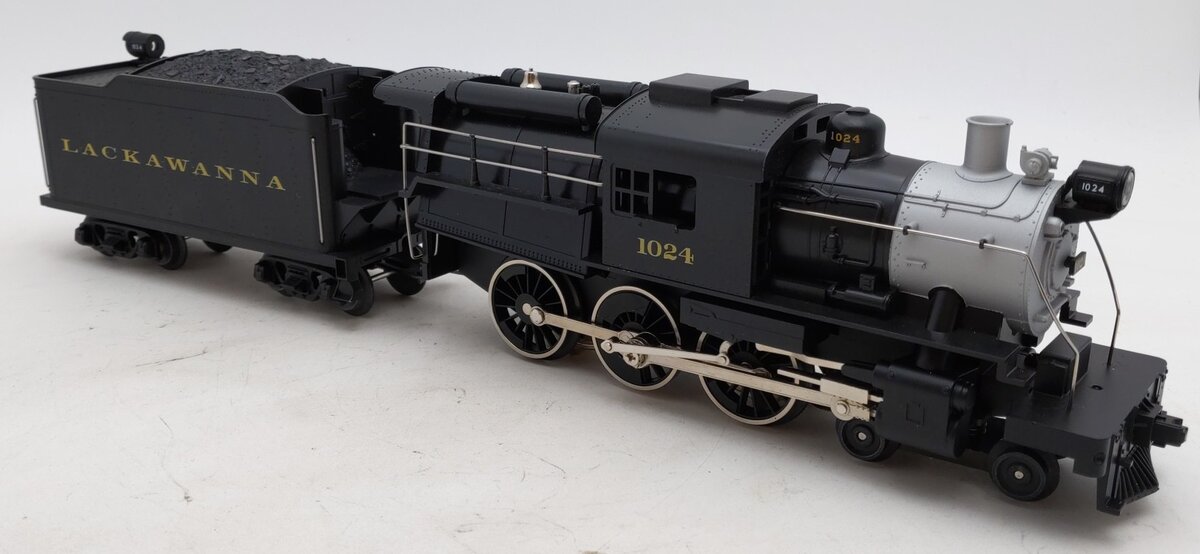 MTH 30-1179-1 Erie Lackawanna 4-6-0 Camelback Steam Locomotive #1024 VG/Box