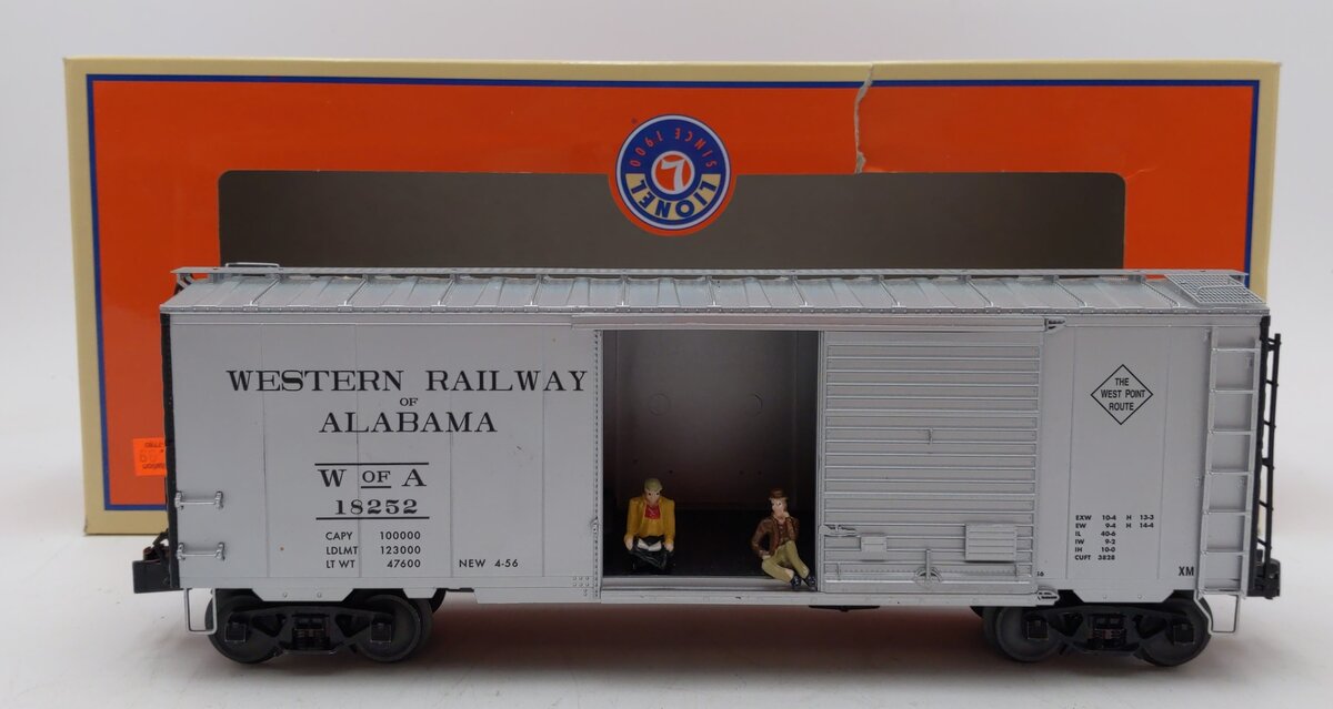 Lionel 2326260 O Western of Alabama Hobo Boxcar #18252 LN/Box